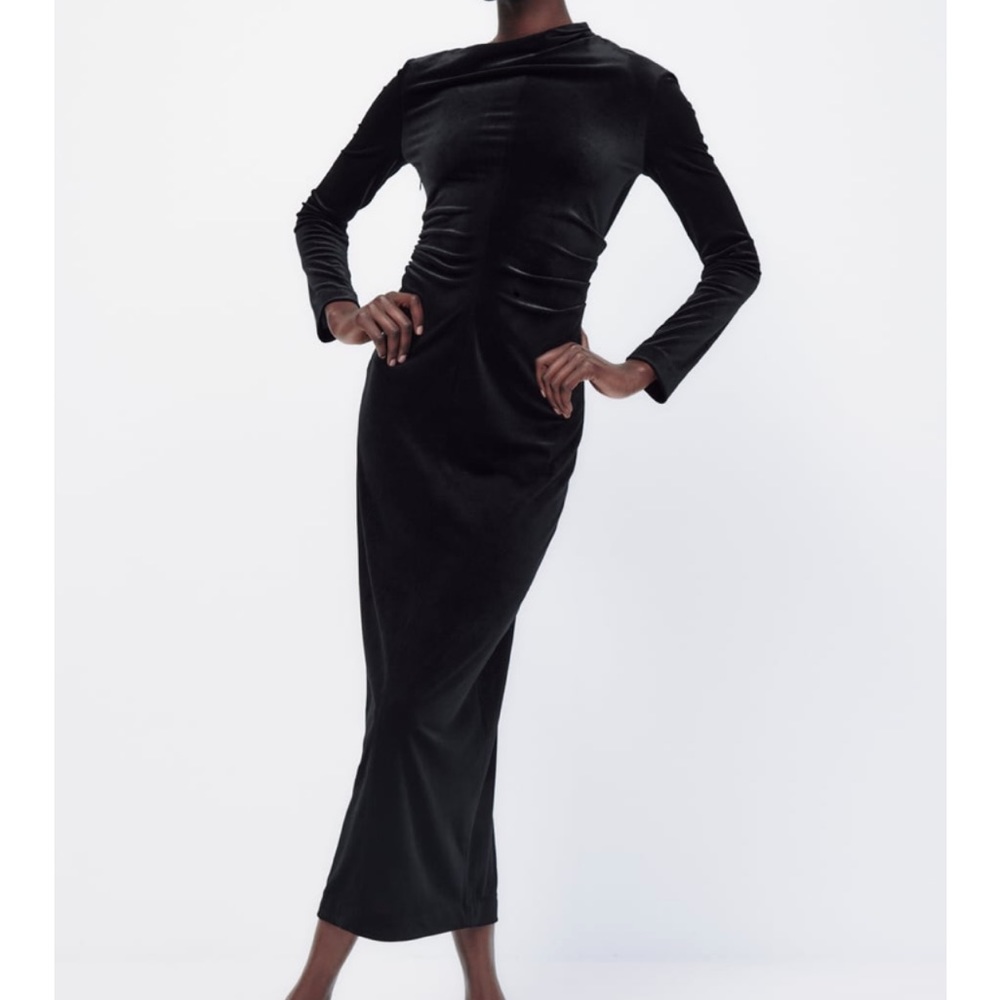 Black Velvet dress worn once